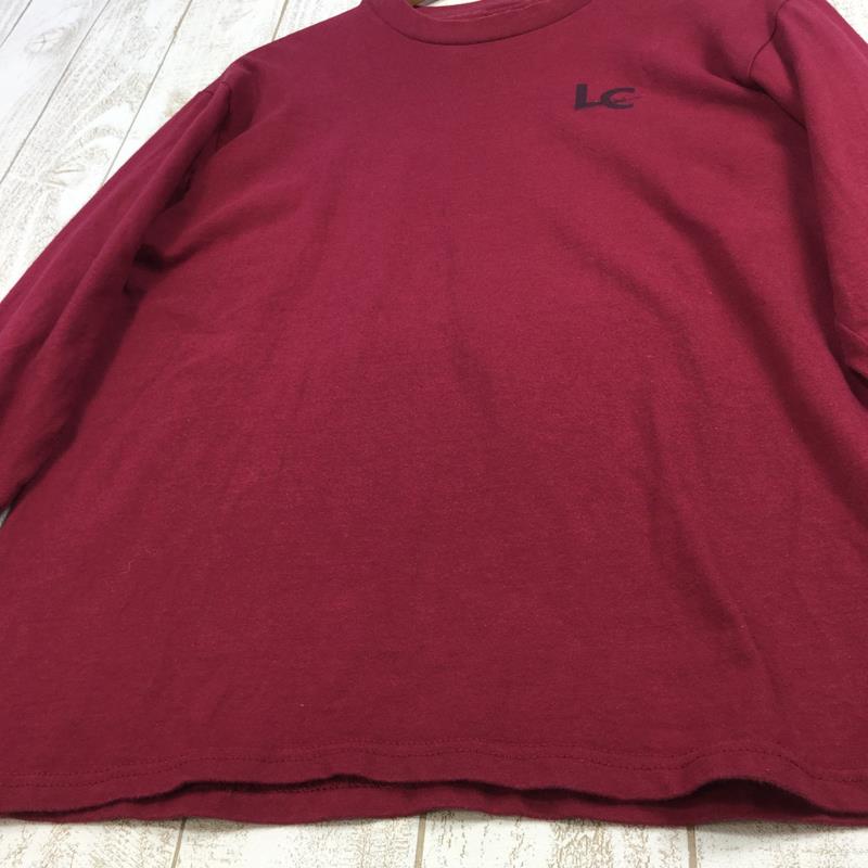 [Men's M Red] Last Chance Long Sleeve Back Print T-Shirt Original Hard to Find International Men's Cotton Long Sleeve T-Shirt Crew Neck Inner Shirt Tops Wear