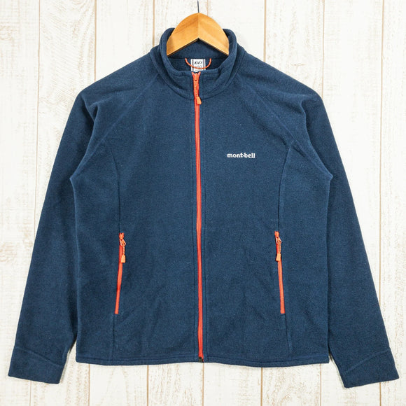 【Kid's 150 ネイビー系】 Montbell ( モンベル ) シャミース ジャケット ポリエステル ウェア トップス アウター ジャケット フリース z00051435 フリース アウター ジャケット トップス ウェア - 【公式】2ndGEAR（セカンドギア）Webショップ【登山用品・アウトドア用品専門 買取販売店】