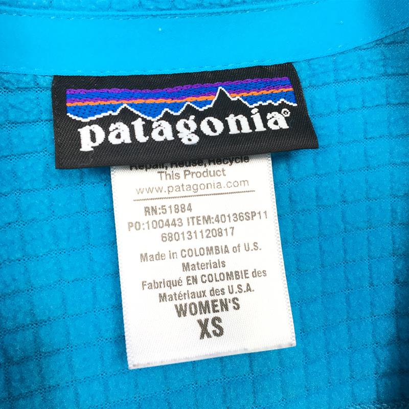 【女款XS蓝色系列】巴塔哥尼亚（Patagonia）R1 Fullzip Jacket R1 Fullzip Jacket Regulator Polartec Power Dry 40136 国际女式抓绒外衣夹克