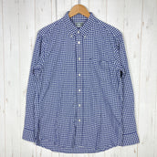 【Men's M ネイビー系】 The North Face ( ザ・ノースフェイス ) ロング スリーブ ヒデン バリー シャツ L/S Hidden Valley Shirt ナイロン ウェア トップス インナー シャツ ロングスリーブシャツ 化繊 z00054