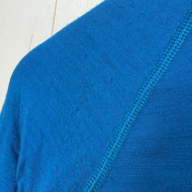 【Women's M ブルー系】 Icebreaker ( アイスブレーカー ) 200 ボディフィット ハーフジップ ロングスリーブ シャツ メリノウール ウェア トップス インナー シャツ ロングスリーブシャツ ウール z00055030  ウール ロングスリーブ