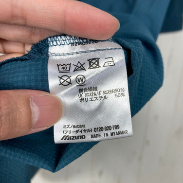 【Women's M ネイビー系】 Mizuno ( ミズノ ) ストレッチ サッカー シャツ ワンピース Stretch Seersucker Shirt Dress ポリエステル ウェア ドレス ワンピース z00060582  ドレス ワンピース ウェア