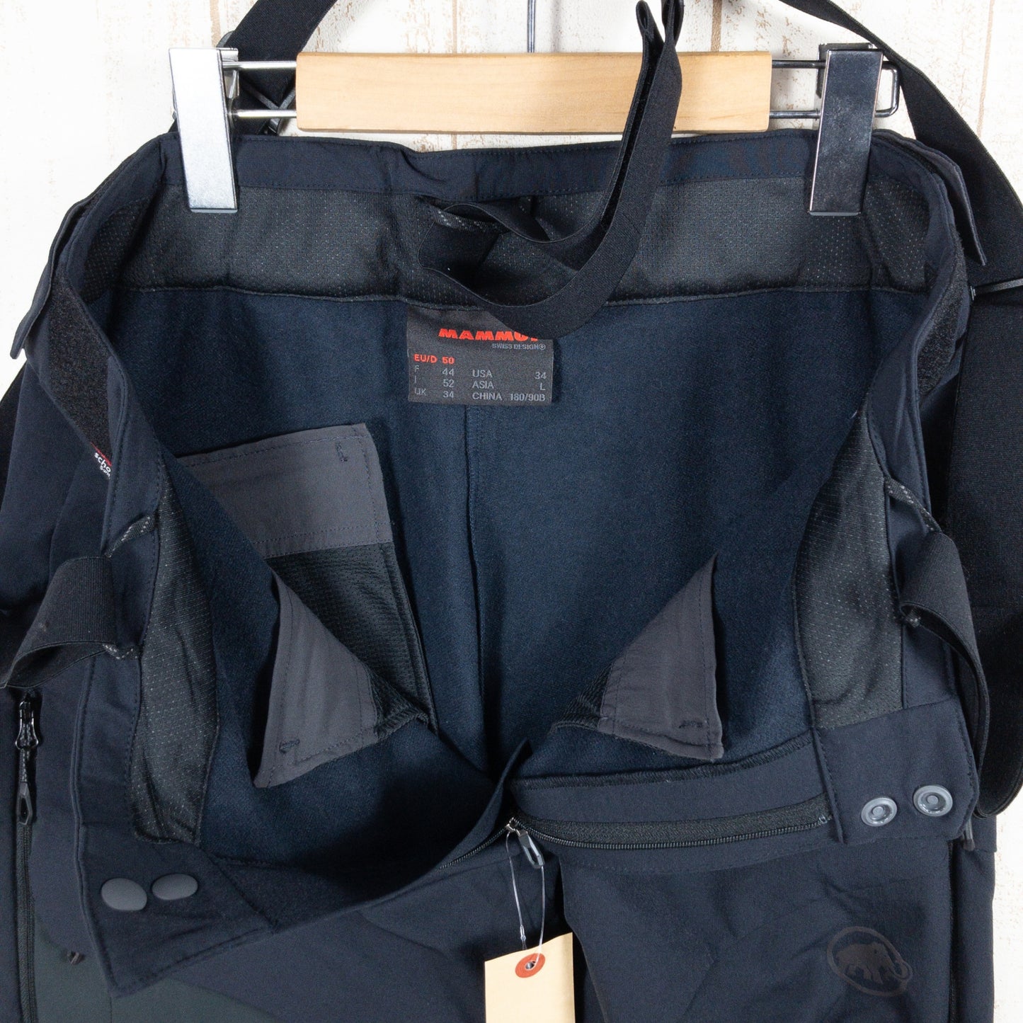 【男款50黑】Mammut Base Jump So Touring Pants 1021-00390 国际男款黑色-幻影软壳