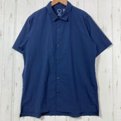 【Men's M ネイビー系】 Yamatomichi ( 山と道 ) ユーエル ショートスリーブ シャツ U.L. Short Sleeve Shirt ポリエステル ウェア トップス インナー シャツ ショートスリーブシャツ 化繊 z00057737 化繊 シ