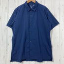 【Men's M ネイビー系】 Yamatomichi ( 山と道 ) ユーエル ショートスリーブ シャツ U.L. Short Sleeve Shirt ポリエステル ウェア トップス インナー シャツ ショートスリーブシャツ 化繊 z00057737  化繊 シ-1