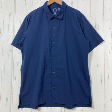 【Men's M ネイビー系】 Yamatomichi ( 山と道 ) ユーエル ショートスリーブ シャツ U.L. Short Sleeve Shirt ポリエステル ウェア トップス インナー シャツ ショートスリーブシャツ 化繊 z00057737  化繊 シ