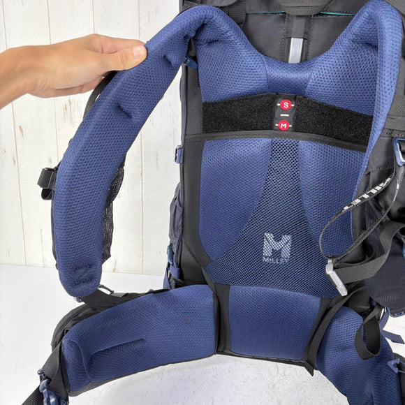 【Men's OneSize ネイビー系】 Millet ( ミレー ) サースフェー NX 60 プラス SAAS FEE NX 60+ 耐久撥水 2気室 レインカバー付属 ナイロン バッグ ストレージ バックパック 容量【55L～79L】 z00060691  容量【55L