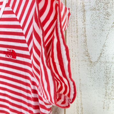 【Women's L ピンク系】 The North Face ( ザ・ノースフェイス ) ショートスリーブ サンセットボーダー S/S SUNSET BORDER ポリプロピレン ウェア トップス インナー シャツ ショートスリーブTシャツ クルーネック 化繊 z0 - 【公式】2ndGEAR（セカンドギア）Webショップ【登山用品・アウトドア用品専門 買取販売店】