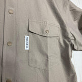 Women's Small Beige Ridge Mountain Gear Basic Short Sleeve Shirt, Tawny Brown, Polyester, Top, Undershirt