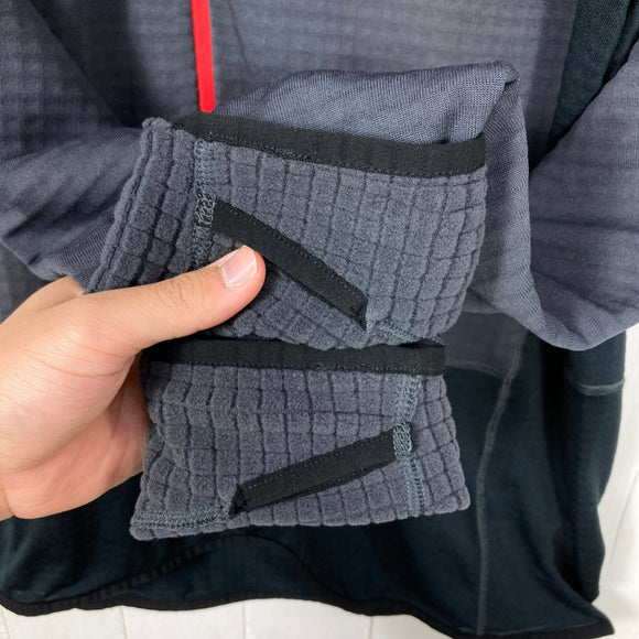 【Men's L グレー系】 2019 Patagonia ( パタゴニア ) R1 プルオーバー フーディ R1 Pullover Hoody FGE Forge Grey ポーラテック パワーグリッド ストレッチ フリース ポリエステル ウェア トップス アウ