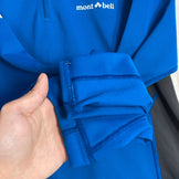 【Men's S ブルー系】 Montbell ( モンベル ) クール ロングスリーブジップシャツ ポリエステル ウェア トップス インナー シャツ ロングスリーブシャツ 化繊 z00056211  化繊 ロングスリーブシャツ インナー シャツ トップス ウェア