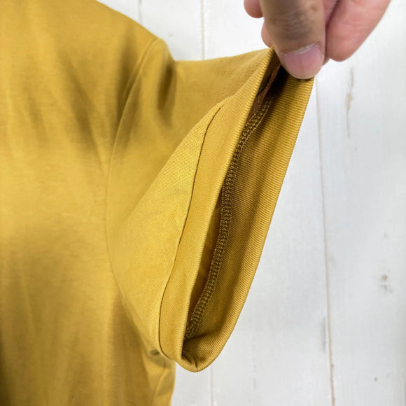 【Men's M ベージュ系】 Mountain Equipment ( マウンテンイクイップメント ) リブ ティー RIB TEE ポリエステル ウェア トップス インナー シャツ ショートスリーブTシャツ クルーネック 化繊 z00054270  化繊 ショー
