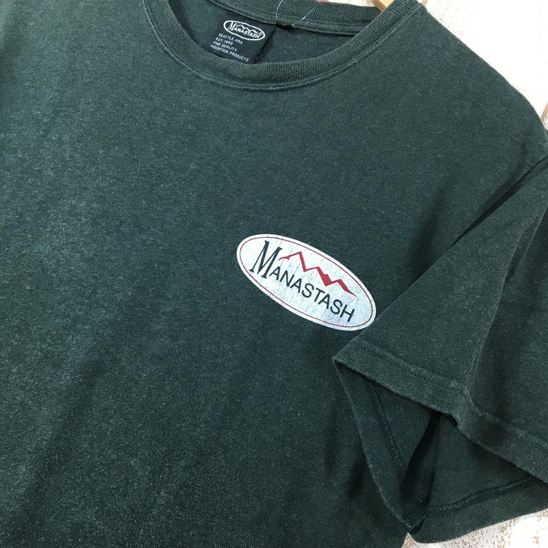 【Men's M グリーン系】 Manastash ( マナスタッシュ ) ヘンプ コットン Tシャツ Hemp Cotton T-Shirt Men's  コットン ショートスリーブTシャツ クルーネック インナー シャツ トップス ウェア