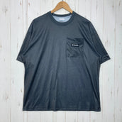 【Men's XL ブラック系】 Columbia ( コロンビア ) ポーラー パイオニア パターンド ショートスリーブ Polar Pioneer Patterned Short Sleeve オムニフリーズゼロ 冷感 ポリエステル ウェア トップス インナー シ
