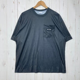 【Men's XL ブラック系】 Columbia ( コロンビア ) ポーラー パイオニア パターンド ショートスリーブ Polar Pioneer Patterned Short Sleeve オムニフリーズゼロ 冷感 ポリエステル ウェア トップス インナー シ