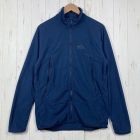 【Men's L ネイビー系】 Millet ( ミレー ) K ライト グリッド ジャケット K Lightgrid Jacket ポーラテック ミニグリッド ポリエステル ウェア トップス アウター ジャケット フリース z00061605  フリース アウター