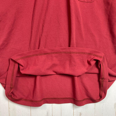 Montbell 男士 WIC Polo 衫，XL 码，红色。这款短袖涤纶 Polo 衫既可作上衣，也可作内搭。产品代码：z00056748。