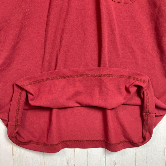 【Men's XL レッド系】 Montbell ( モンベル ) WIC.ポロシャツ ポリエステル ウェア トップス インナー シャツ ショートスリーブシャツ 化繊 z00056748  化繊 ショートスリーブシャツ インナー シャツ トップス ウェア