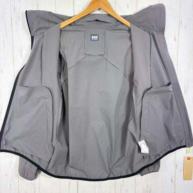 【Men's S グレー系】 Helly Hansen ( ヘリーハンセン ) ルスター ストレッチ ウィンド ジャケット Luster Stretch Wind Jacket ポリエステル ウェア トップス アウター ジャケット ソフトシェル z00057999