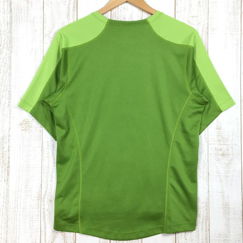 【Men's S グリーン系】 Patagonia ( パタゴニア ) ランシェード Tシャツ Runshade T-Shirt 24356 International Men's JND 化繊 ショートスリーブTシャツ クルーネック インナー シャツ トップス ウ