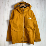 The North Face Powder Guide Jacket, Men's Size M, Orange. Polyester outerwear, hardshell jacket with GORE-TEX.
