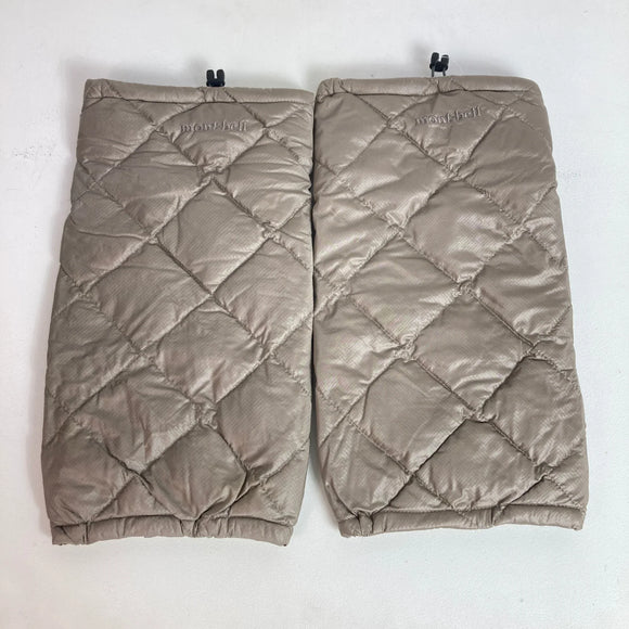 【OneSize ベージュ系】 Montbell ( モンベル ) リバーシブル ダウン レッグウォーマー ウェア ウェア小物 レッグカバー z00056553  レッグカバー ウェア小物 ウェア