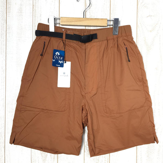 【Men's S ブラウン系】 Snowpeak ( スノーピーク ) 2レイヤー オクタ ショーツ アクティブインサレーション PA-19SU008 Asian Men's Orange 化繊インサレーション ショーツ ショートパンツ ボトムス ウェア