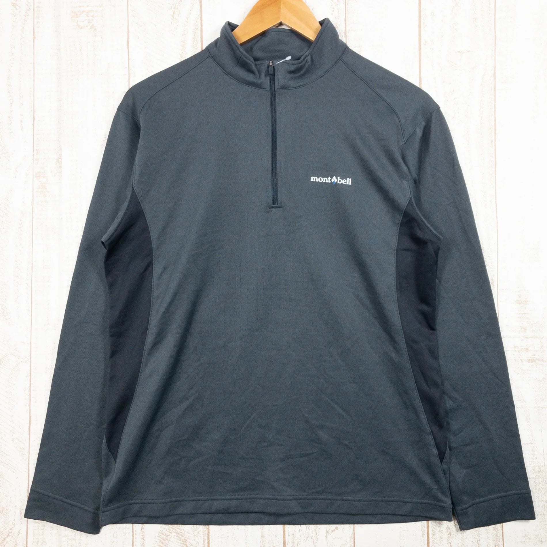 【Men's M グレー系】 Montbell ( モンベル ) ウイックロン ZEO ロングスリーブ ジップシャツ Wickron ZEO Long Sleeve Zip Shirt ポリエステル ウェア トップス インナー シャツ ロングスリーブシャツ 化繊 - 【公式】2ndGEAR（セカンドギア）Webショップ【登山用品・アウトドア用品専門 買取販売店】