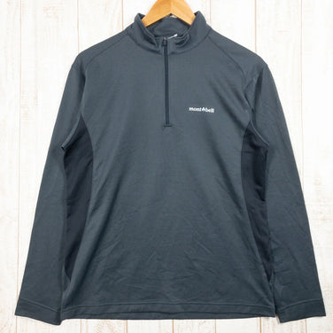【Men's M グレー系】 Montbell ( モンベル ) ウイックロン ZEO ロングスリーブ ジップシャツ Wickron ZEO Long Sleeve Zip Shirt ポリエステル ウェア トップス インナー シャツ ロングスリーブシャツ 化繊 - 【公式】2ndGEAR（セカンドギア）Webショップ【登山用品・アウトドア用品専門 買取販売店】