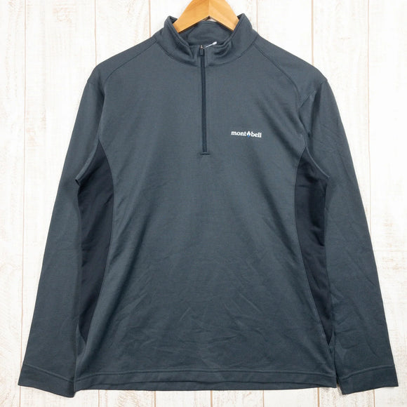 【Men's M グレー系】 Montbell ( モンベル ) ウイックロン ZEO ロングスリーブ ジップシャツ Wickron ZEO Long Sleeve Zip Shirt ポリエステル ウェア トップス インナー シャツ ロングスリーブシャツ 化繊 - 【公式】2ndGEAR（セカンドギア）Webショップ【登山用品・アウトドア用品専門 買取販売店】
