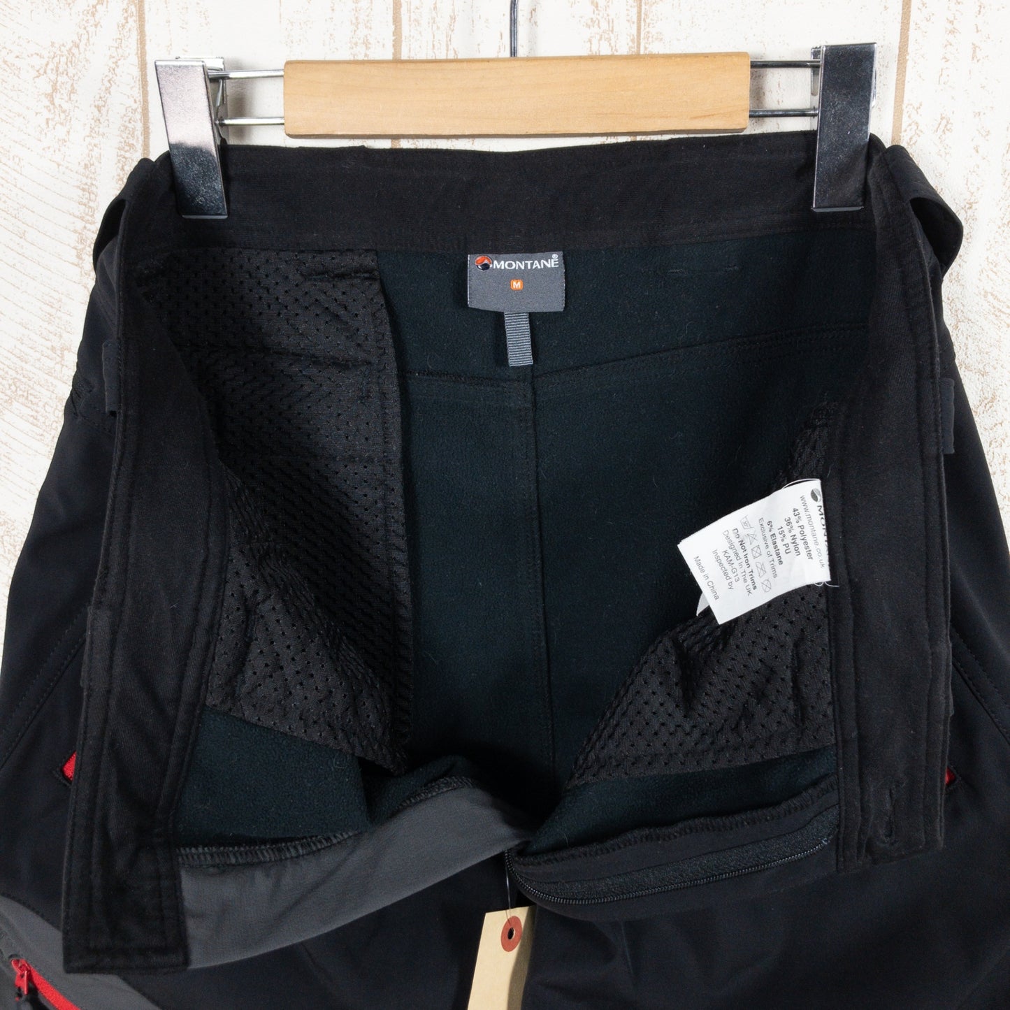 【Men's M ブラック系】 Montane ( モンテイン ) セイバー トゥース パンツ Saber Tooth Pants ソフトシェル 保温 ポーラテック パワーシールド International Men's  ソフトシェル ロングパンツ ボトムス ウェ