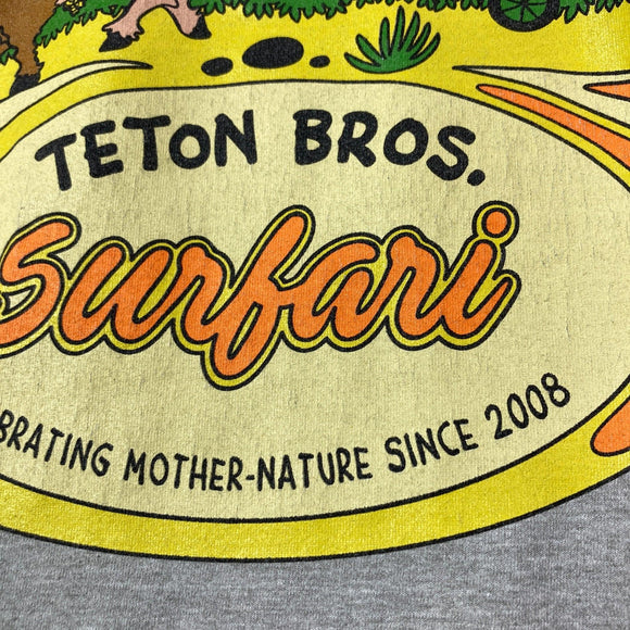 【Men's M グレー系】 Teton Bros ( ティートンブロス ) TB サファリ ティー TB Safari Tee ポリエステル ウェア トップス インナー シャツ ショートスリーブTシャツ クルーネック 化繊 z00055469  化繊 ショートス