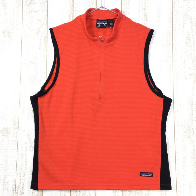 【Men's L オレンジ系】 Patagonia ( パタゴニア ) R1フラッシュ ベスト R1 Flash Pullover Vest レギュレーター 生産終了モデル 生産終了モデル 40090 International Men's  フリース ベスト トッ