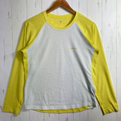 【Women's L ホワイト系】 Montbell ( モンベル ) WIC.ラグラン ロングスリーブTシャツ ポリエステル ウェア トップス インナー シャツ ロングスリーブTシャツ クルーネック 化繊 z00057054  化繊 ロングスリーブTシャツ クルーネッ