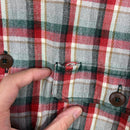 【Men's M グリーン系】 1994 Patagonia ( パタゴニア ) ヘビー フランネル シャツ Heavy Flannel Shirt Ombre Boxes / Auburn 生産終了モデル 入手困難 コットン ウェア トップス インナー シャツ ロ-8