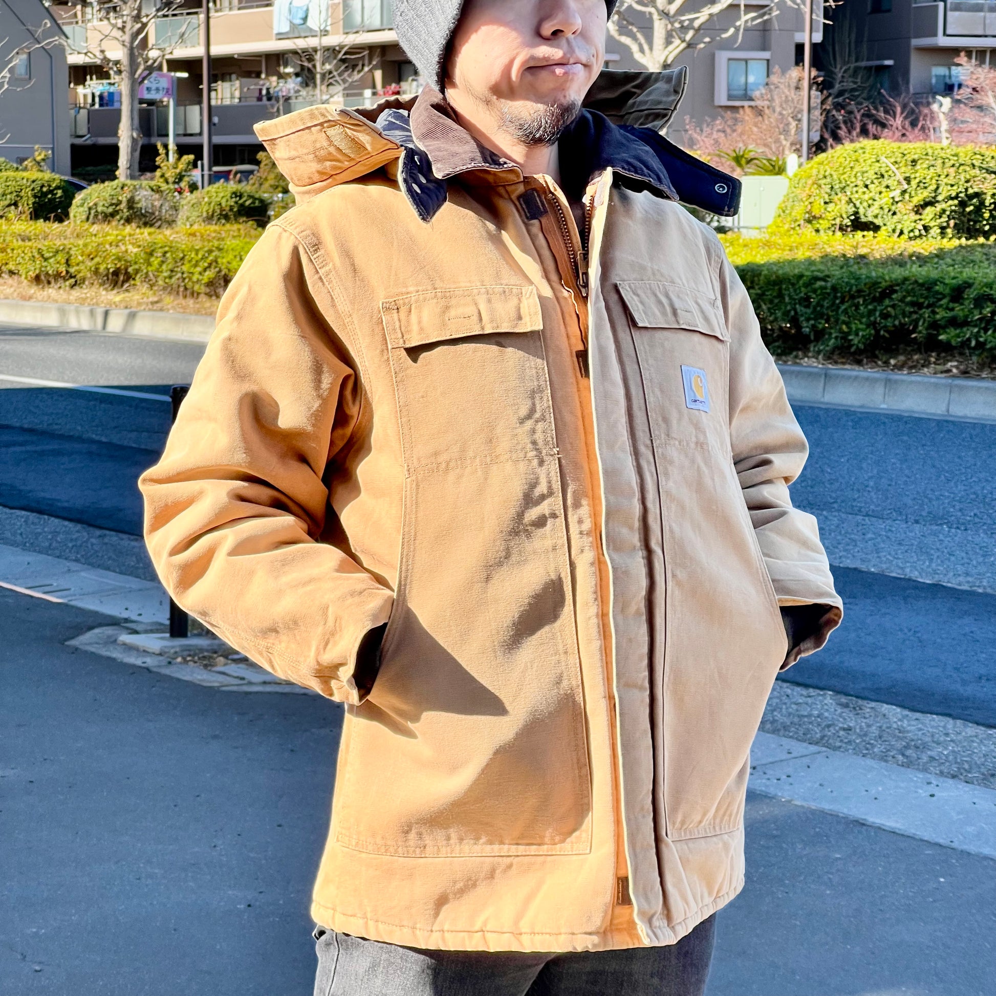 【希少サイズ】カーハート トラディショナル ジャケット ショート丈 ブラック古着屋keiアウター
