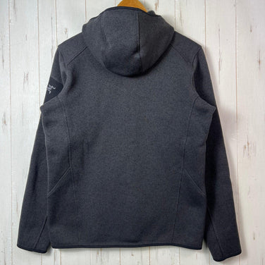 Men's Small Arcteryx Covert Hoody in Black Heather (018169) - Hard-to-find polyester fleece jacket/top (z00054616)