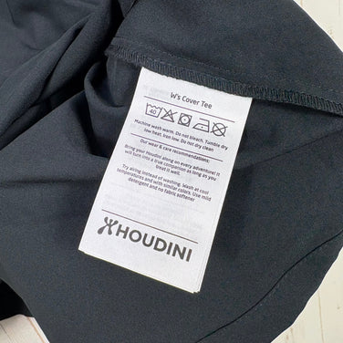 【Women's M ブラック系】 Houdini ( フーディニ ) ウィメンズ カバー ティー W's Cover Tee 840016 TRUE BLACK z00055978 TRUE BLACK 化繊 ショートスリーブTシャツ クルーネック インナー シャツ