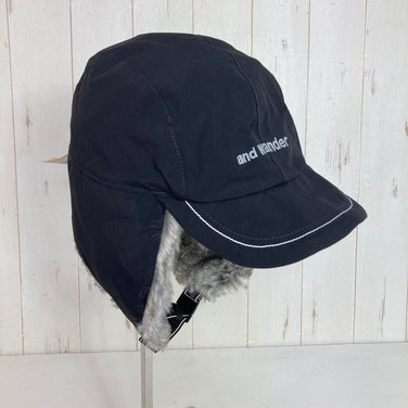 【Unisex OneSize ブラック系】 And Wander ( アンドワンダー ) コーデュラ 3L ボア キャップ CORDURA 3L Boa Cap 防水透湿 シームテープ イヤーフラップ ナイロン ウェア ウェア小物 ヘッドウェア キャップ z00060580