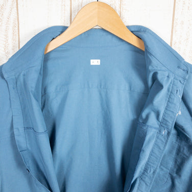 【Men's M ブルー系】 Isadore（イザドア） ロングスリーブシャツ オーガニックコットン ウェア トップス インナー シャツ ロングスリーブシャツ コットン z00050901  コットン ロングスリーブシャツ インナー シャツ トップス ウェア