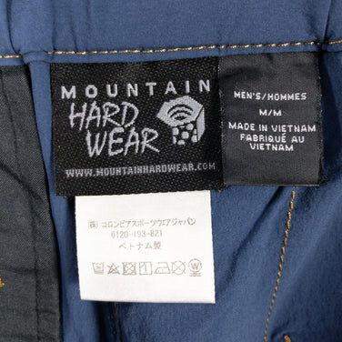 【Men's M ブルー系】 Mountain Hardwear ( マウンテンハードウェア ) ソフトシェル クロップド パンツ Softshell Cropped Pants ナイロン OE0863 Men's ソフトシェル ショーツ ショートパンツ ボトム - 【公式】2ndGEAR（セカンドギア）Webショップ【登山用品・アウトドア用品専門 買取販売店】