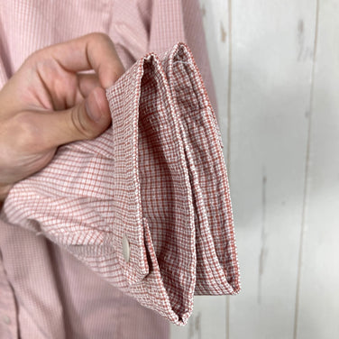 【Women's M レッド系】 Millet ( ミレー ) インセクト バリヤー チェックシャツ ロングスリーブ Insect Barrier Check Shirt Long Sleeve ポリエステル ウェア トップス インナー シャツ ロングスリーブシャツ
