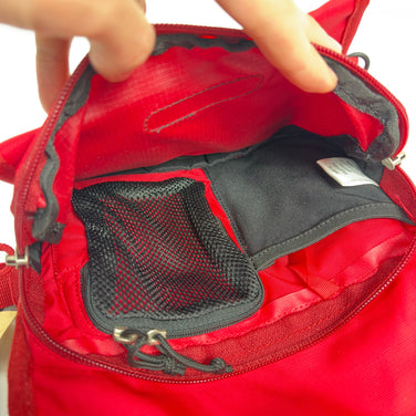 【OneSize レッド系】 The North Face ( ザ・ノースフェイス ) フロントアクセサリーポケット Front Acc Pocket ナイロン バッグ ストレージ 外付けポーチ z00055122  外付けポーチ バッグ ストレージ