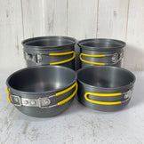 【OneSize グレー系】 Montbell ( モンベル ) アルパインクッカー ディープ 11+13 セット Alpine Cooker Deep 11+13 Set 深底 アルミクッカーセット アルミ クックウェア クッカー コッフェル z00061289
