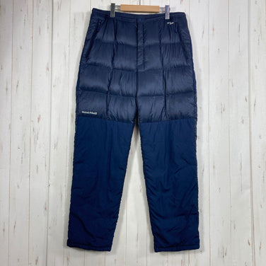 【Men's L ネイビー系】 Montbell ( モンベル ) ライトアルパイン ダウンパンツ Men's Light Alpine Down Pants Men's ネイビー DKNV 800フィルパワー EXダウン ダウン ウェア ボトムス ロングパンツ ダ