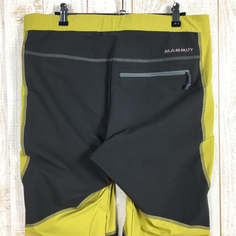 【Men's 50 イエロー系】 Mammut ( マムート ) パラドイ パンツ Pordoi Pants ソフトシェル パンツ 1020-08990 International Men's  ソフトシェル ロングパンツ ボトムス ウェア