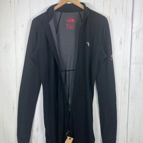 【Men's S ブラック系】 The North Face ( ザ・ノースフェイス ) ウール ベースレイヤー ワンピース Wool Base Layer One-Piece サミットシリーズ 欧米規格モデル メリノウール ウェア トップス アウター ジャケット