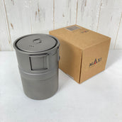 【OneSize グレー系】 Maxi(マキシ) エスプレッソ コーヒーメーカー 400ml チタン クックウェア クッカー コッフェル z00056692 クッカー コッフェル クックウェア