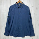 【Men's S ネイビー系】 Jackwolfskin ( ジャックウルフスキン ) QMC ライト シャツ QMC Light Shirt ナイロン ウェア トップス インナー シャツ ロングスリーブシャツ 化繊 z00060300  化繊 ロングスリーブシャツ-1