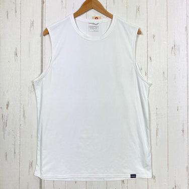 【Men's L ホワイト系】 2022 Patagonia ( パタゴニア ) スリーブレス キャプリーン クール デイリー シャツ Sleeveless Capilene Cool Daily Shirt ポリエステル ウェア トップス インナー シャツ タンク